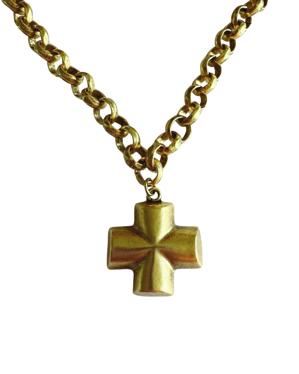 Chunky Cross Necklace