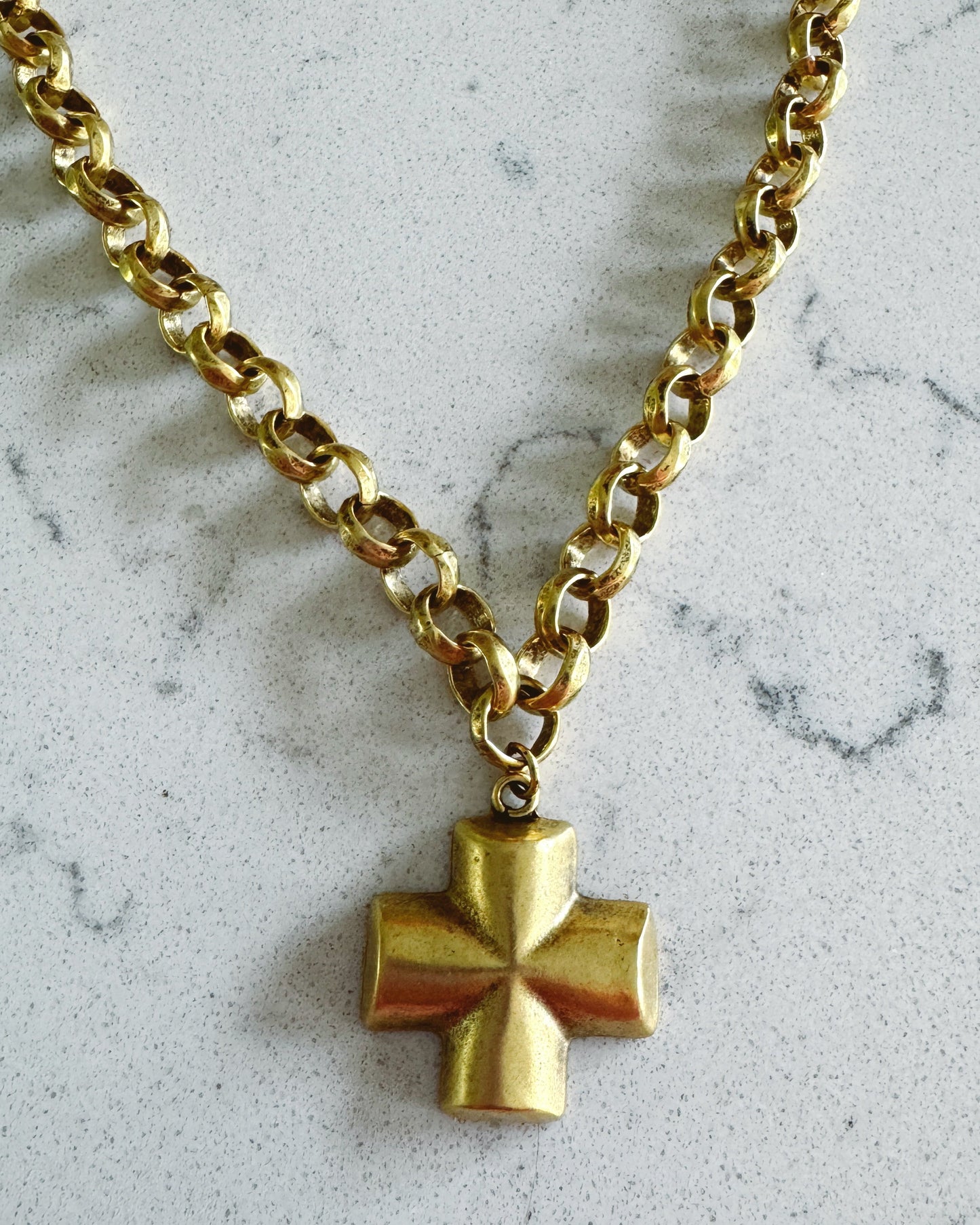 Chunky Cross Necklace