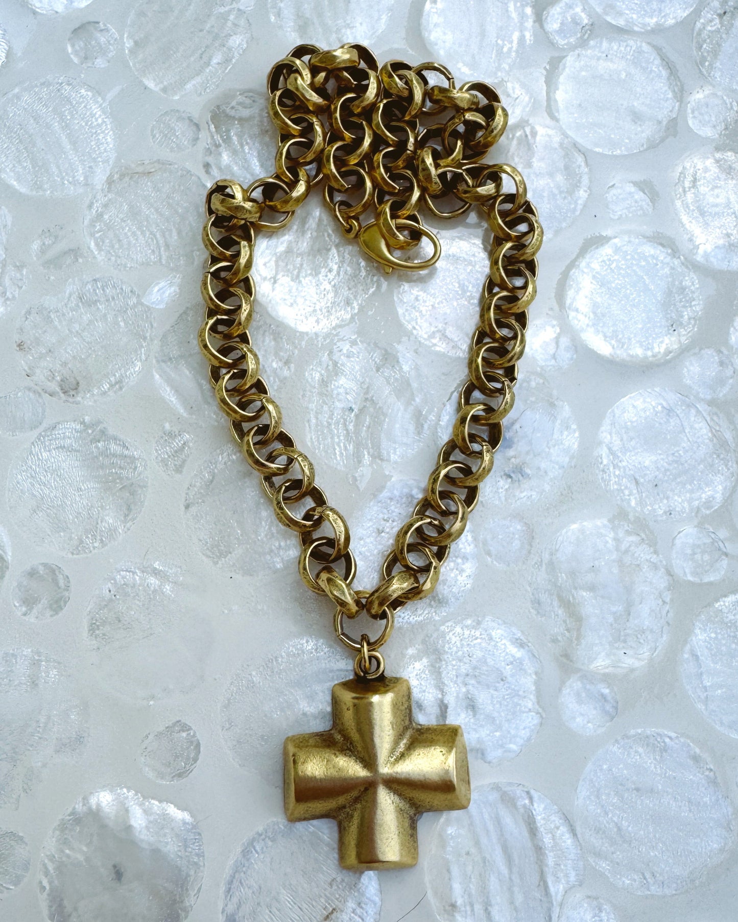 Chunky Cross Necklace