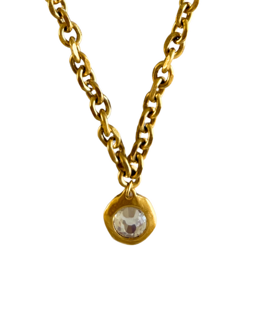 Classic Bezel Necklace