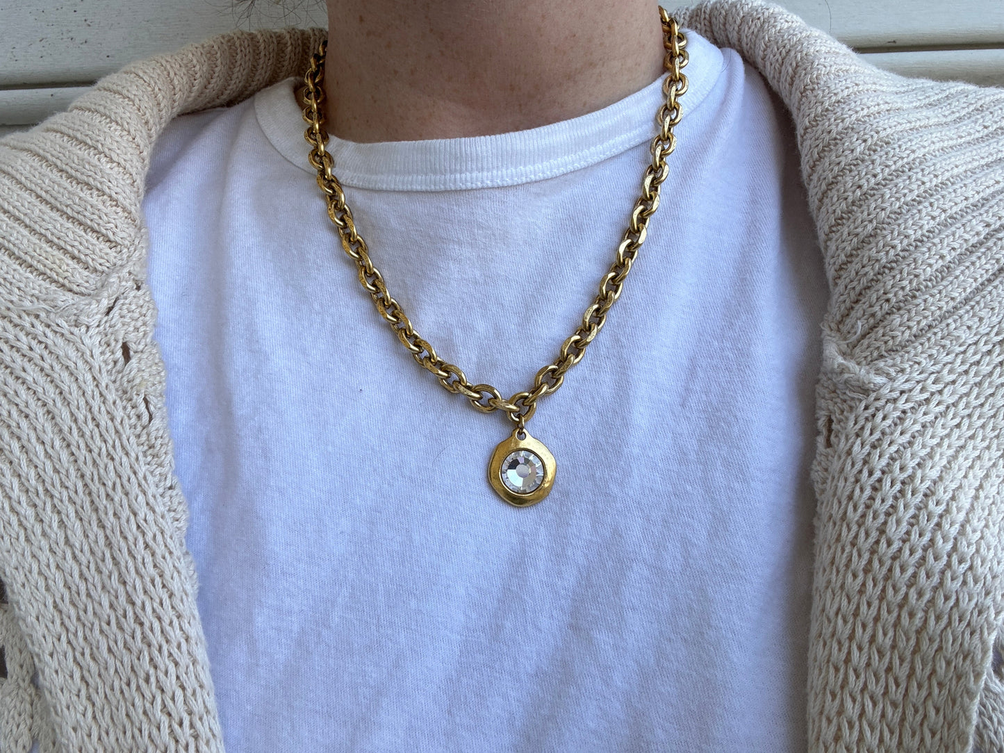 Classic Bezel Necklace